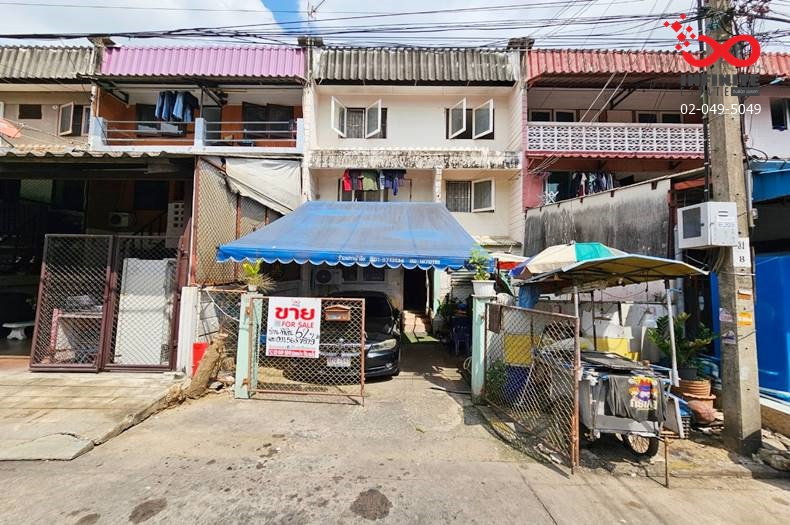 รูป ขายทาวน์เฮ้าส์ 3 ชั้น 62 ตรว. ม.การเคหะคลองจั่น นวมินทร์ 14 ใกล้แยกลำสาลี สวนพฤกษชาติคลองจั่น - รูปที่ 1/5