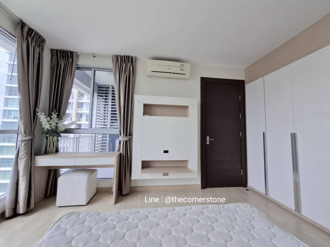 รูป พร้อมให้เช่า  🏙️ "𝐑𝐡𝐲𝐭𝐡𝐦 𝐑𝐚𝐭𝐜𝐡𝐚𝐝𝐚"🏙️  1 ห้องนอน 46 ตร.ม. คอนโด ติด MRT-รัชดาภิเษก   [251139] - รูปที่ 12/18