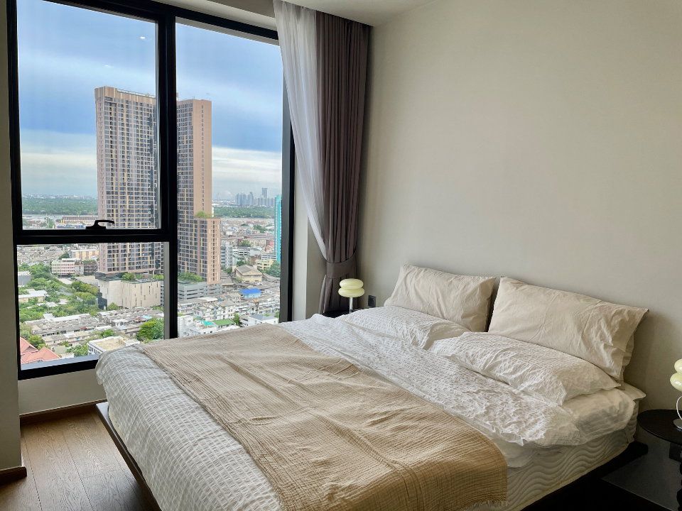 รูป ให้เช่า Ideo Q Sukhumvit 36 (ห้องมุม) ห้องมุมวิวเปิดโล่ง กระจกโค้ง Panoramic ผนังไม่ติดห้องอื่น พร้อมห้องทำงานส่วนตัว ใกล้ BTS ทองหล่อ - รูปที่ 19/23