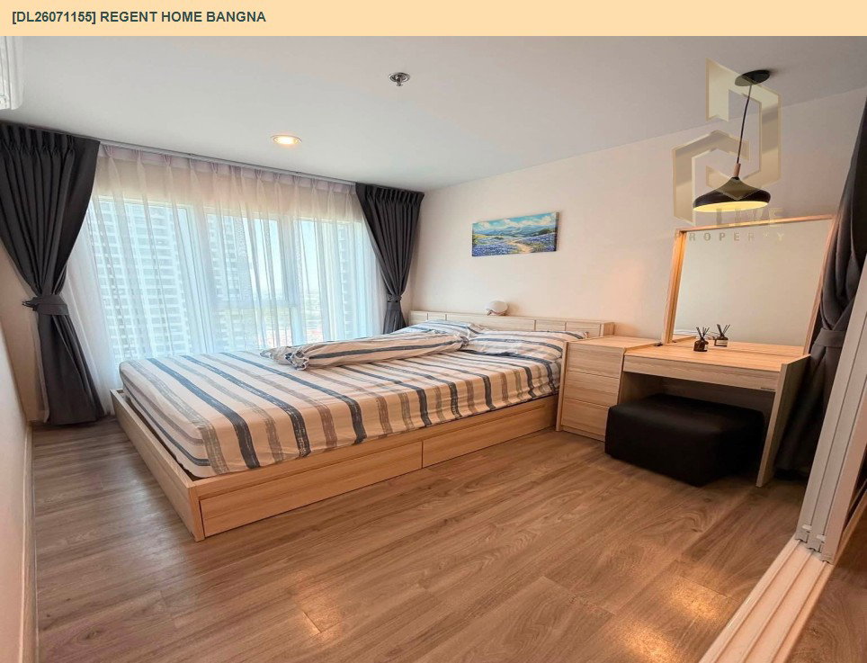 รูป DL26071155 ให้เช่าคอนโด รีเจ้นท์ โฮม บางนา (Regent home bangna) ใกล้ BTS บางนา พร้อมเข้าอยู่ โทรด่วน 0614453194 LineID @952jdxxk - รูปที่ 4/7