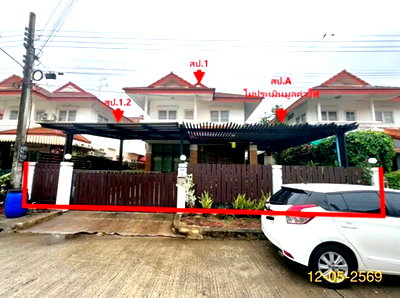 บ้านเดี่ยว สมุทรปราการ : บ้านเดี่ยว 54 ตร.วา บ้านเด่นชัย เมืองสมุทรปราการ สมุทรปราการ 4M