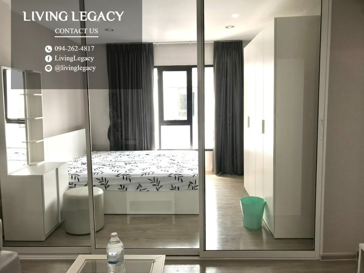 รูป T1L361 เช่าด่วน RYE Huamark 30 ตร.ม. | ชั้น 4 | 1 นอน 1 น้ำ | 11,000 บาท/เดือน | LINE: @livinglegacy - รูปที่ 2/10