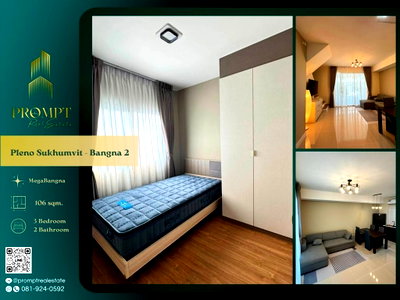 Houses for rent Suwannaphum International Airport : OP02162 - Pleno Sukhumvit - Bangna 2 : MegaBangna