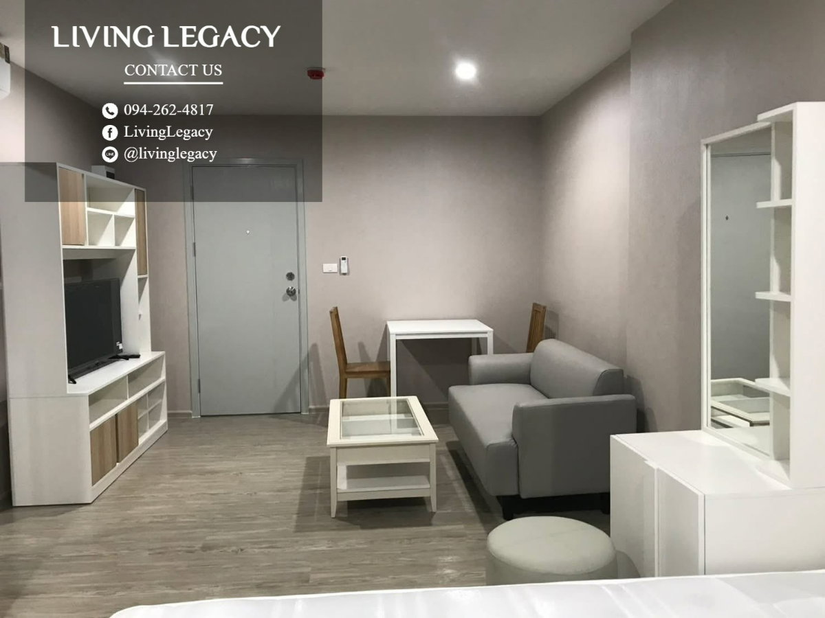 รูป T1L361 เช่าด่วน RYE Huamark 30 ตร.ม. | ชั้น 4 | 1 นอน 1 น้ำ | 11,000 บาท/เดือน | LINE: @livinglegacy - รูปที่ 7/10