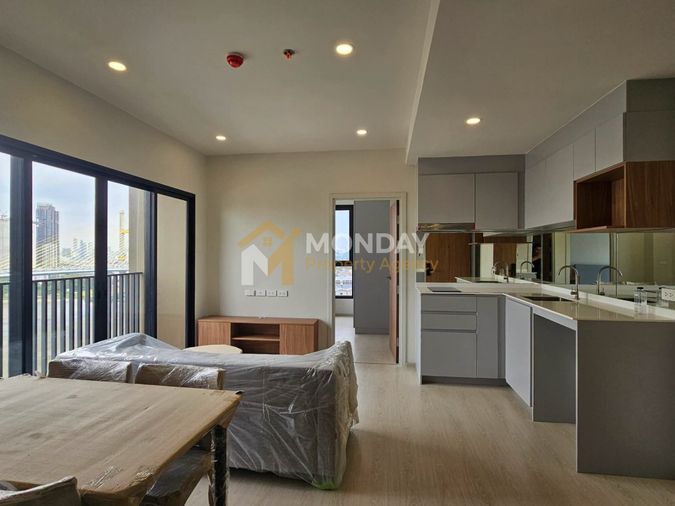 2-bed condo for sale, 50.5 sqm, NUE Riverest Ratburana
