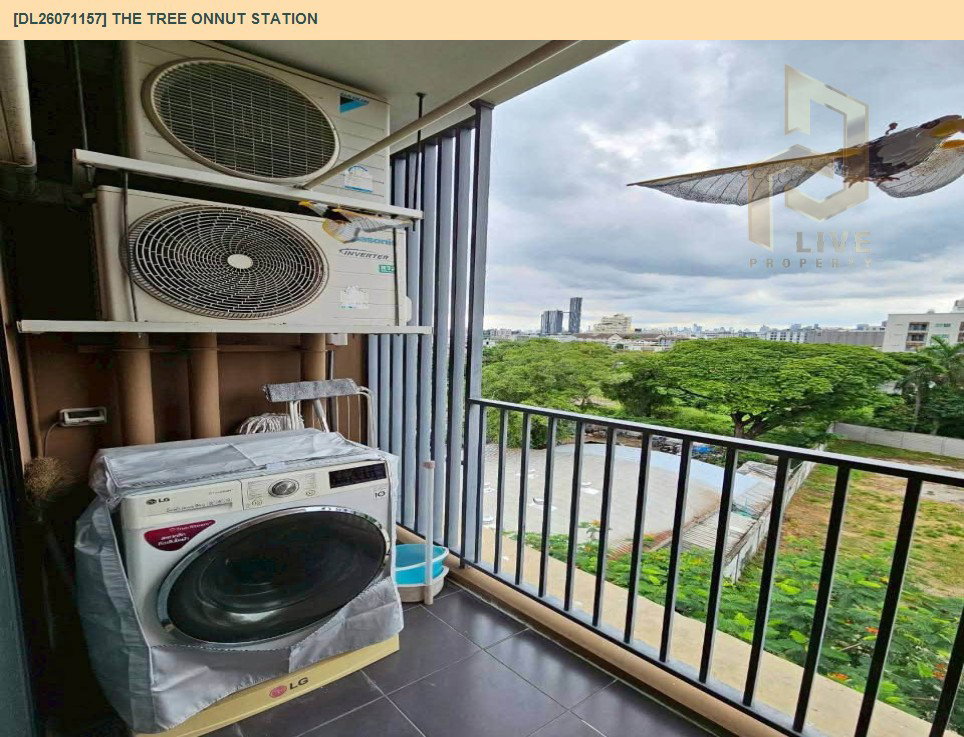 รูป DL26071157 ให้เช่าคอนโด เดอะ ทรี อ่อนนุช สเตชั่น (The Tree Onnut Station) ใกล้ BTS อ่อนนุช พร้อมเข้าอยู่ โทรด่วน 0614453194 LineID @952jdxxk - รูปที่ 7/7