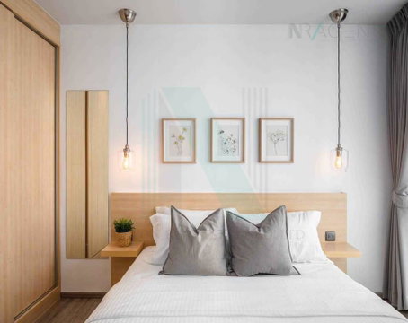 🚩 For Rent Condo RHYTHM EKKAMAI Building 1, Floor 24,2 bed room, Room size 70 sqm