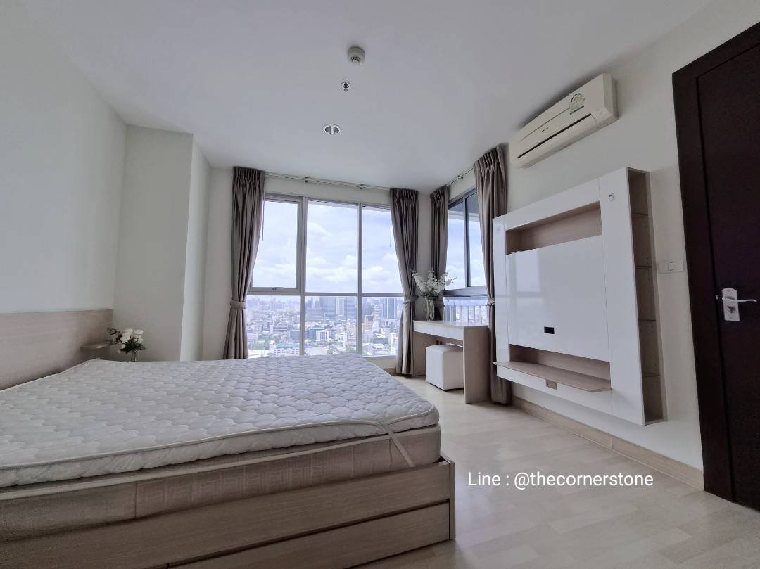 รูป พร้อมให้เช่า  🏙️ "𝐑𝐡𝐲𝐭𝐡𝐦 𝐑𝐚𝐭𝐜𝐡𝐚𝐝𝐚"🏙️  1 ห้องนอน 46 ตร.ม. คอนโด ติด MRT-รัชดาภิเษก   [251139] - รูปที่ 13/18