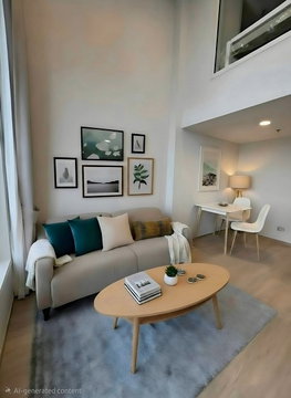 ## Luxury Duplex for Rent at The Culture Chula | High Ceiling | City View | Near BTS Sala Daeng