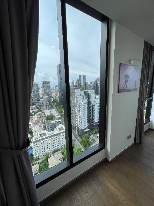รูป ให้เช่า Ideo Q Sukhumvit 36 (ห้องมุม) ห้องมุมวิวเปิดโล่ง กระจกโค้ง Panoramic ผนังไม่ติดห้องอื่น พร้อมห้องทำงานส่วนตัว ใกล้ BTS ทองหล่อ - รูปที่ 8/23