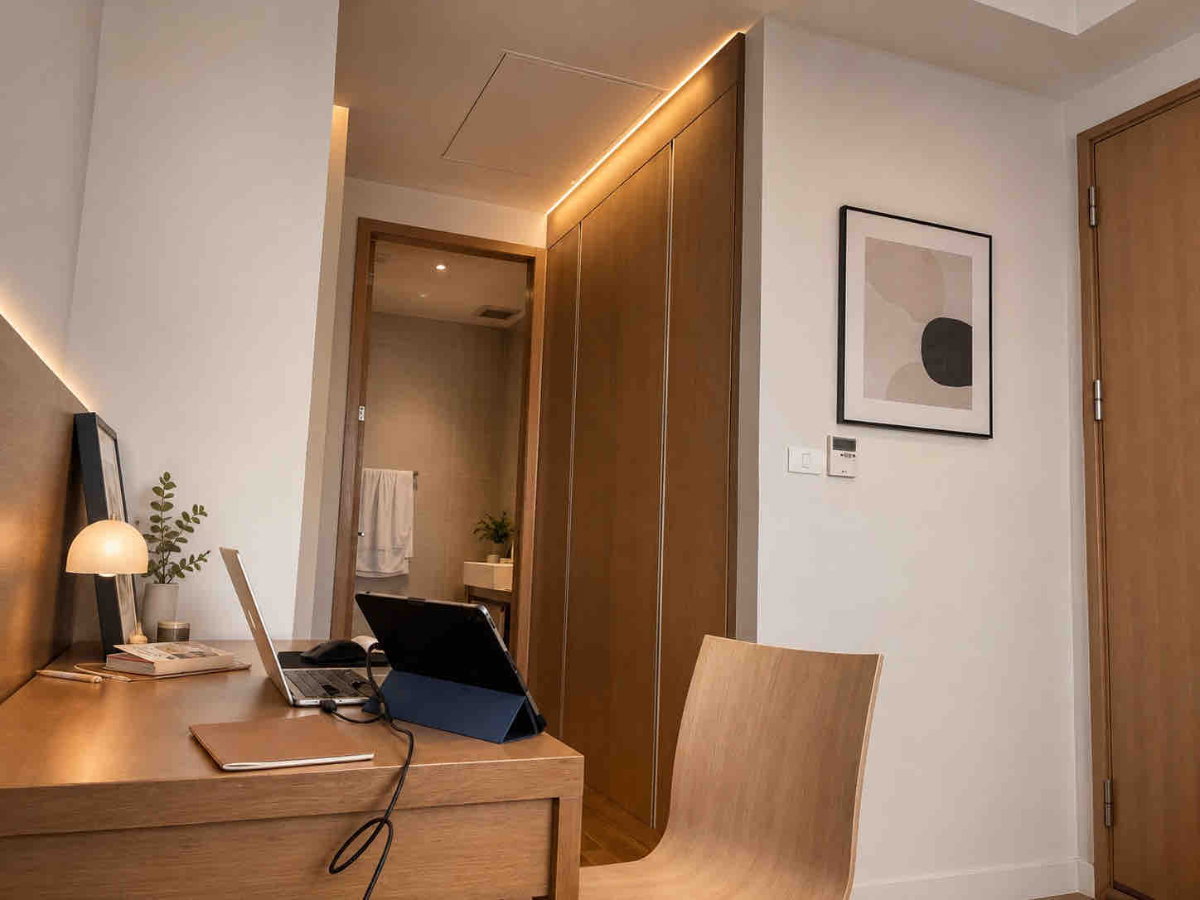 รูป [เช่า] ✨ คอนโดหรู Millennium Residence สุขุมวิท | 2 ห้องนอน 2 ห้องน้ำ (93 ตร.ม.) – ตกแต่งครบ พร้อมเข้าอยู่! ✨ - รูปที่ 4/16