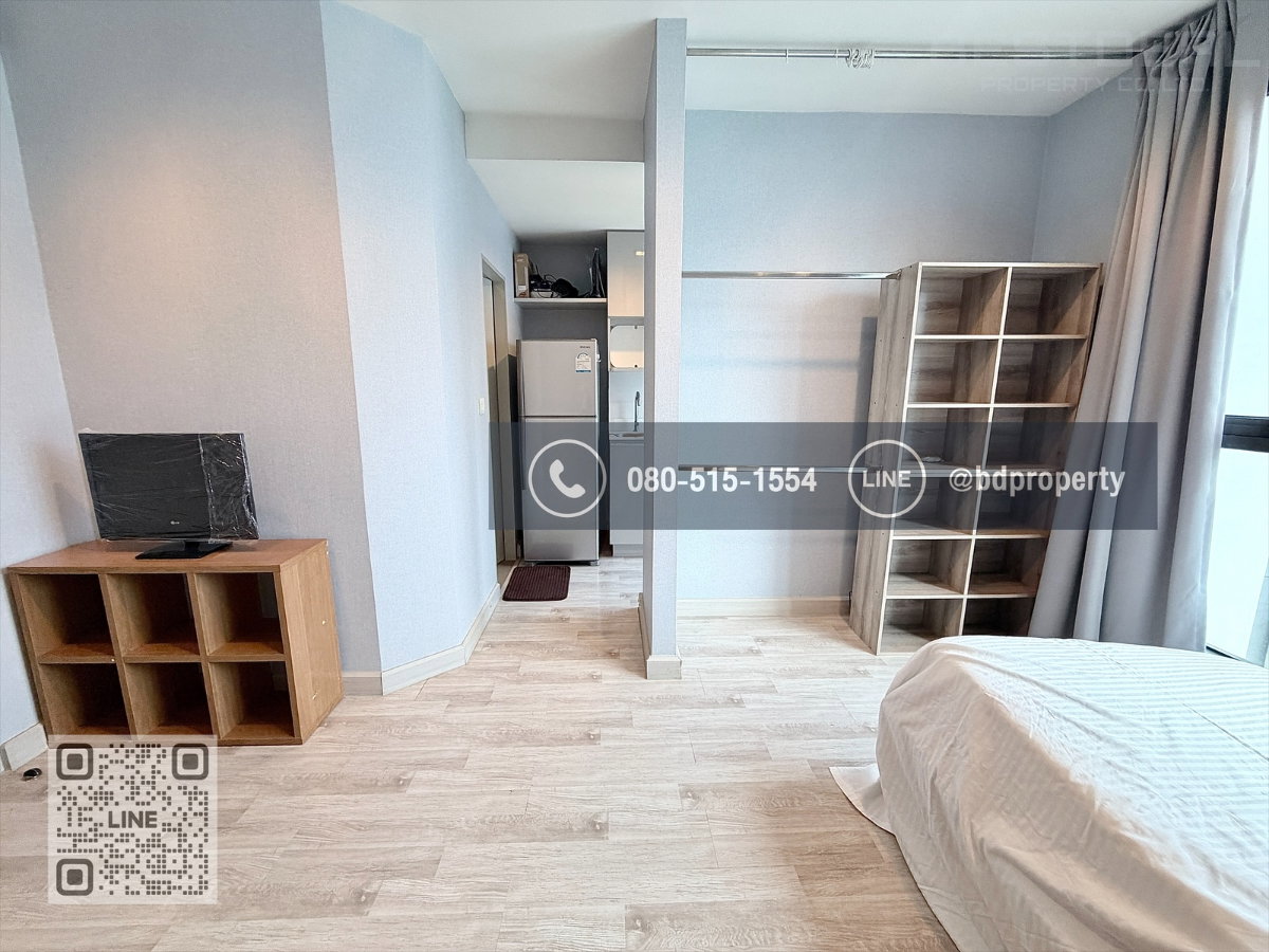 รูป Bestdeal ให้เช่า Studio 22ตรม.ราคา 12,000/เดือนเท่านั้น เฟอร์นิเจอร์และเครื่องใช้ไฟฟ้าครบ “IDEO MOBI RAMA 9” ใกล้MRT และ เซ็นทรัลพระราม 9 เพียง 80 ม. - รูปที่ 4/15