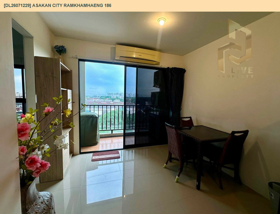 รูป DL26071229 ขายคอนโด อัสสกาญจน์ ซิตี้ รามคำแหง 186 (Asakan City Ramkhamhaeng 186) ใกล้ - พร้อมเข้าอยู่ โทรด่วน 0653619502 LineID @952jdxxk - รูปที่ 5/14