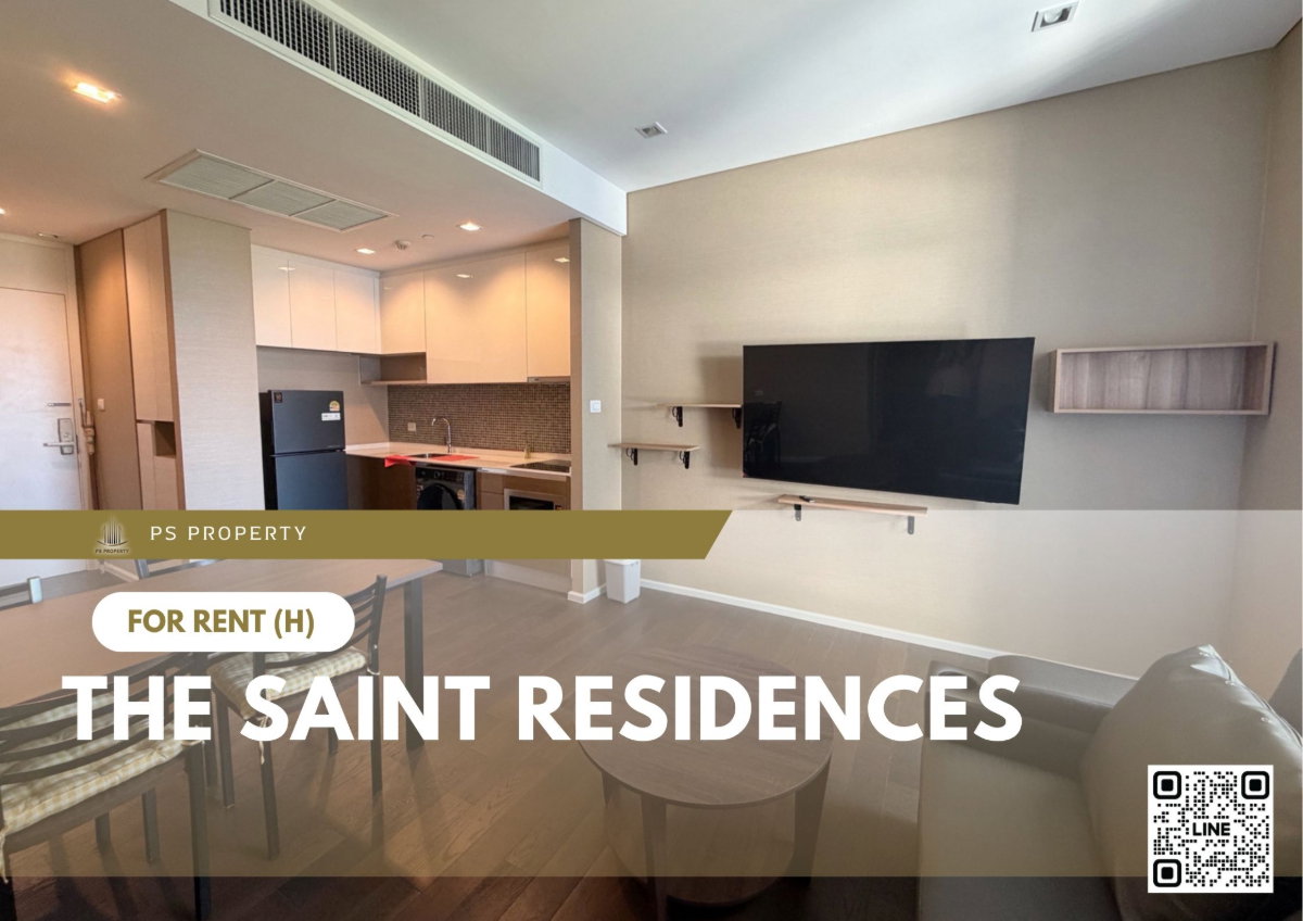 รูป ให้เช่า 📍 The Saint Residences 📍 2 ห้องนอน 2 ห้องน้ำ เฟอร์นิเจอร์ และ เครื่องใช้ไฟฟ้าครบ ใกล้ BTS ห้าแยกลาดพร้าว - รูปที่ 1/11