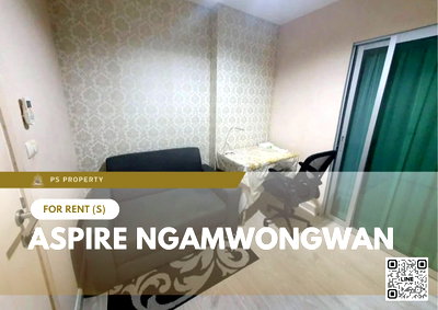 คอนโดให้เช่า : ให้เช่า 📍 Aspire Ngamwongwan 📍 เฟอร์นิเจอร์ และ เครื่องใช้ไฟฟ้าครบ ใกล้เดอะมอลล์งามวงศ์วาน