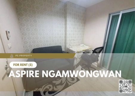 รูปภาพ For rent 📍 Aspire Ngamwongwan 📍 Fully furnished and equipped with electrical appliances, near The Mall Ngamwongwan