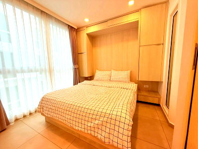 Condos for rent Big C Super Center South Pattaya  : Olympus City Garden Condo for Rent |Pool View | Fully Furnished | Ready to Move In |Only THB 13,000/month