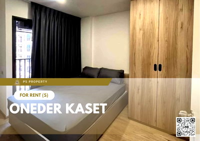 Condos for rent : For rent ✨ ONEDER Kaset ✨ Fully furnished and equipped, just 200 meters from Kasetsart University.