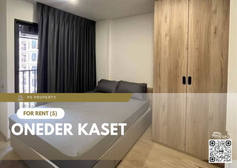 For rent ✨ ONEDER Kaset ✨ Fully furnished and equipped, just 200 meters from Kasetsart University.
