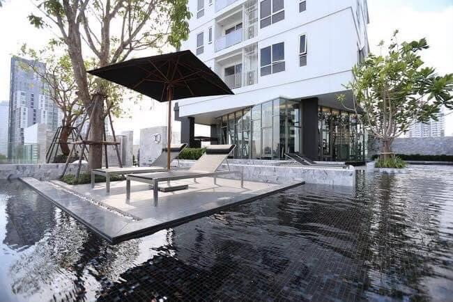 รูป HQ Thonglor ขายพร้อมผู้เช่า ห้องดีพื้นที่กว้าง ตกแต่งสวย วิวดี เฟอร์นิเจอร์ครบ 1 ห้องนอน 1 ห้องน้ำ - รูปที่ 6/9