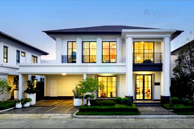 Houses for sale Samut Prakarn : For Sell House SETTHASIRI BANGNA - SUVARNABHUMI 2-story 4 bedroom 4 bathroom