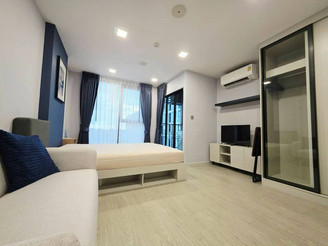 รูป 💮ให้เช่าคอนโด Atmoz Oasis Onnut ใกล้ MRTศรีนุช  ห้องสวย 25 ตรม. มีเครื่องซักผ้า เช่าเพียง 11000- - รูปที่ 5/15