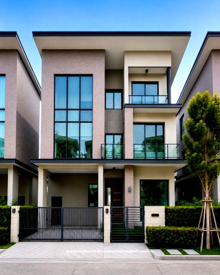 Houses for sale Pracha Chuen Road : Best Price 🔥House for sale Soul Ratchapisek 68 beautiful 3-story house good price, very livable, wide area 💗DS3836 | Line @Dstay