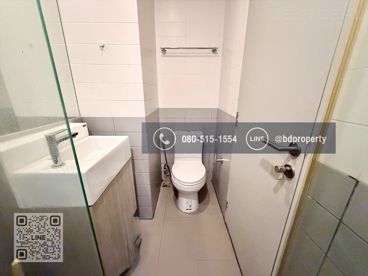 รูป Bestdeal ให้เช่า Studio 22ตรม.ราคา 12,000/เดือนเท่านั้น เฟอร์นิเจอร์และเครื่องใช้ไฟฟ้าครบ “IDEO MOBI RAMA 9” ใกล้MRT และ เซ็นทรัลพระราม 9 เพียง 80 ม. - รูปที่ 12/15