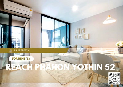 Condos for rent : For rent 💥 REACH Phahon Yothin 52 💥 Beautiful room decorated in modern style. Fully furnished and electrical appliances 🚆Near BTS Saphan Mai