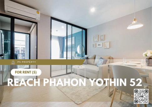 For rent 💥 REACH Phahon Yothin 52 💥 Beautiful room decorated in modern style. Fully furnished and electrical appliances 🚆Near BTS Saphan Mai