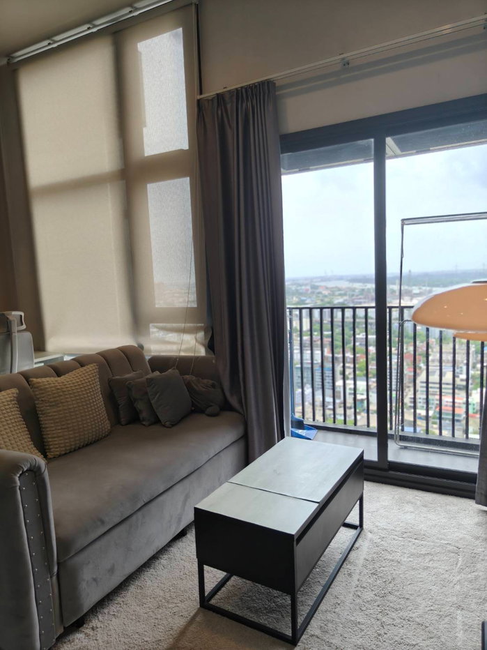 รูป Condo for RENT: The Line Sukhumvit 101 𝐒𝐢𝐳𝐞 : 33 sqm.  1 Bed 1 Bath /Corner / River View + Bang Kachao view / Balcony / High Ceiling 3.3m. on 26th - รูปที่ 1/16