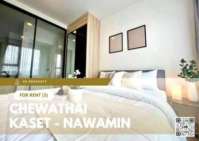 คอนโดให้เช่า : ให้เช่า ✨ Chewathai Kaset - Nawamin ✨ เฟอร์นิเจอร์ และ เครื่องใช้ไฟฟ้าครบ ใกล้ Major รัชโยธิน