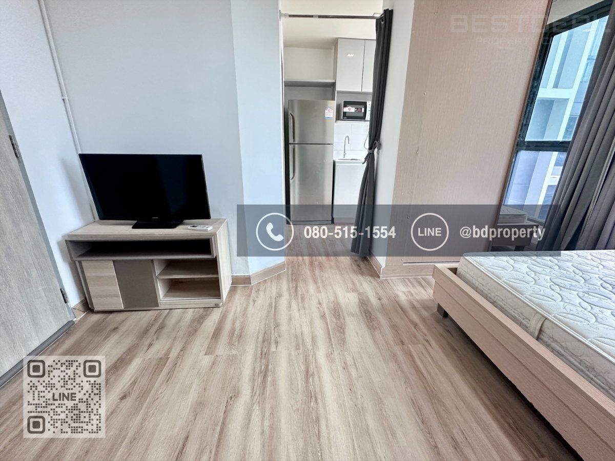 รูป Bestdeal ให้เช่า Studio 22ตรม.ราคา 13,000/เดือนเท่านั้น เฟอร์นิเจอร์และเครื่องใช้ไฟฟ้าครบ “IDEO MOBI RAMA 9” ใกล้MRT และ เซ็นทรัลพระราม 9 เพียง 80 ม. - รูปที่ 6/13