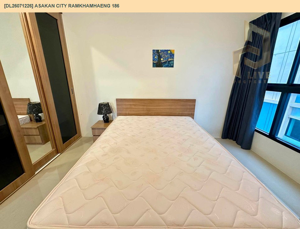 รูป DL26071226 ให้เช่าคอนโด อัสสกาญจน์ ซิตี้ รามคำแหง 186 (Asakan City Ramkhamhaeng 186) ใกล้ - พร้อมเข้าอยู่ โทรด่วน 0638692663 LineID @952jdxxk - รูปที่ 2/14