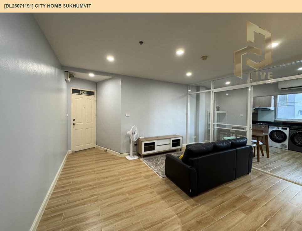 รูป DL26071191 ให้เช่าคอนโด ซิตี้ โฮม สุขุมวิท  (City Home Sukhumvit) ใกล้ BTS อุดมสุข พร้อมเข้าอยู่ โทรด่วน 0653619502 LineID @952jdxxk - รูปที่ 2/7