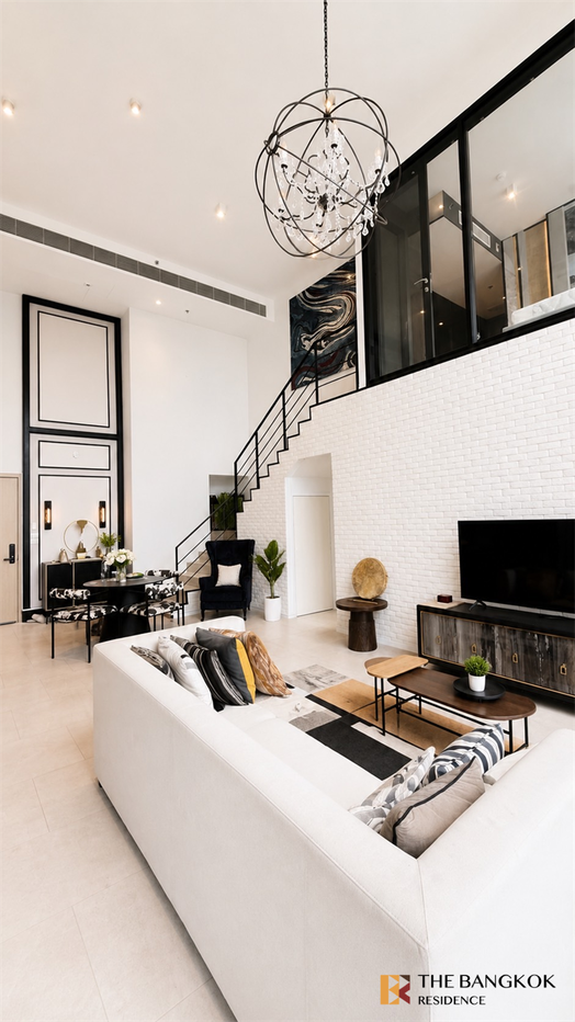 รูป ยูนิต Luxury หรูหราแบบไม่ต้องรอ เดอะล็อฟท์ สีลม ใกล้ BTS สถานีสุรศักดิ์ - รูปที่ 8/10