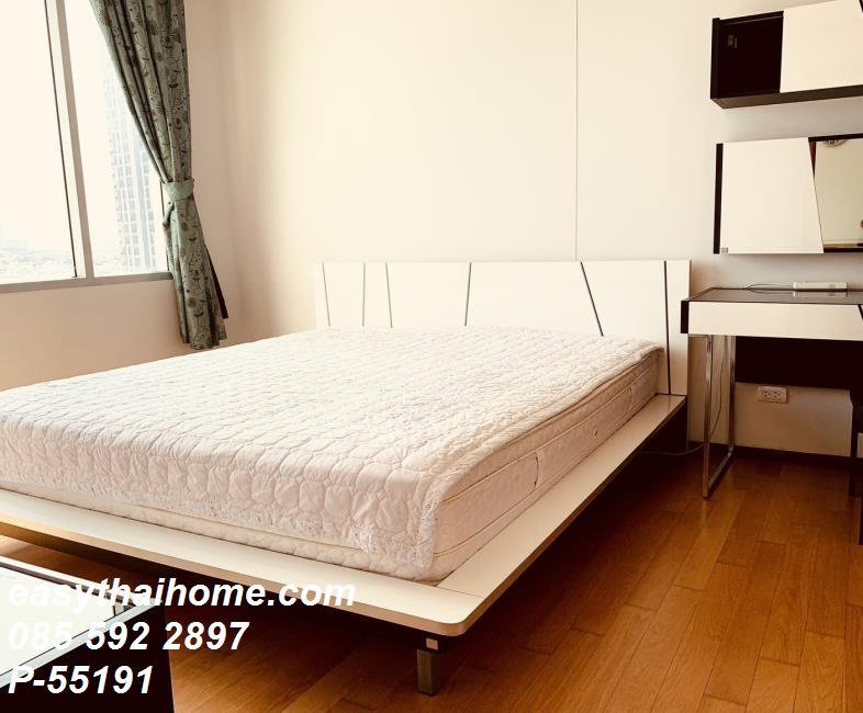 รูป P-55191 📢 ให้เช่าคอนโด Villa Sathorn ใกล้ BTS กรุงธนบุรี 1 นอน 1 น้ำ ชั้น 12 55 ตร.ม. วิวเมือง Line: @easythaihome 085-592-2897 - รูปที่ 5/12