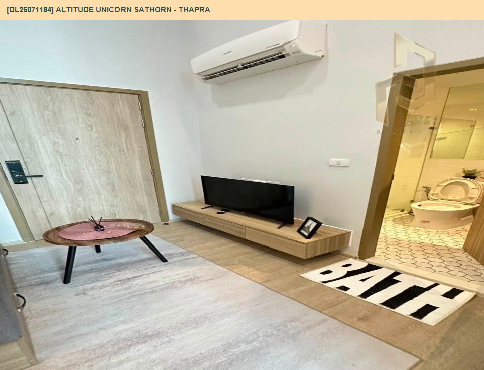 รูป DL26071184 ให้เช่าคอนโด อัลติจูด ยูนิคอร์น สาทร - ท่าพระ (Altitude Unicorn Sathorn - Thapra) ใกล้ BTS ตลาดพลู พร้อมเข้าอยู่ โทรด่วน 0638692663 LineID @952jdxxk - รูปที่ 4/17