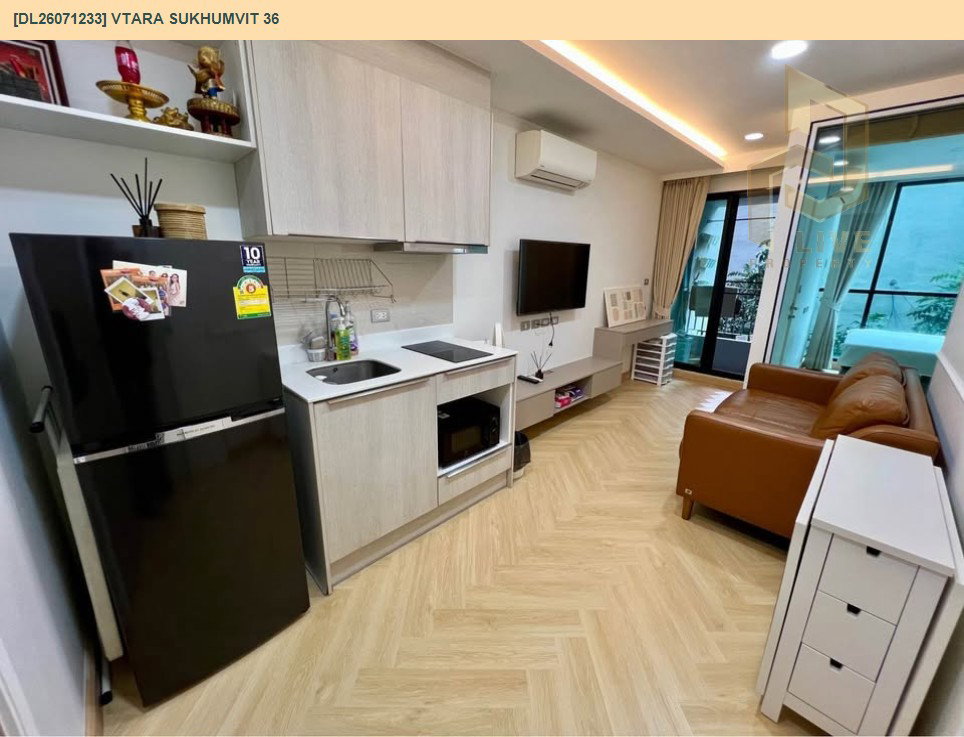 รูป DL26071233 ให้เช่าคอนโด วีธารา สุขุมวิท 36 (Vtara Sukhumvit 36) ใกล้ BTS ทองหล่อ พร้อมเข้าอยู่ โทรด่วน 0653619502 LineID @952jdxxk - รูปที่ 5/10