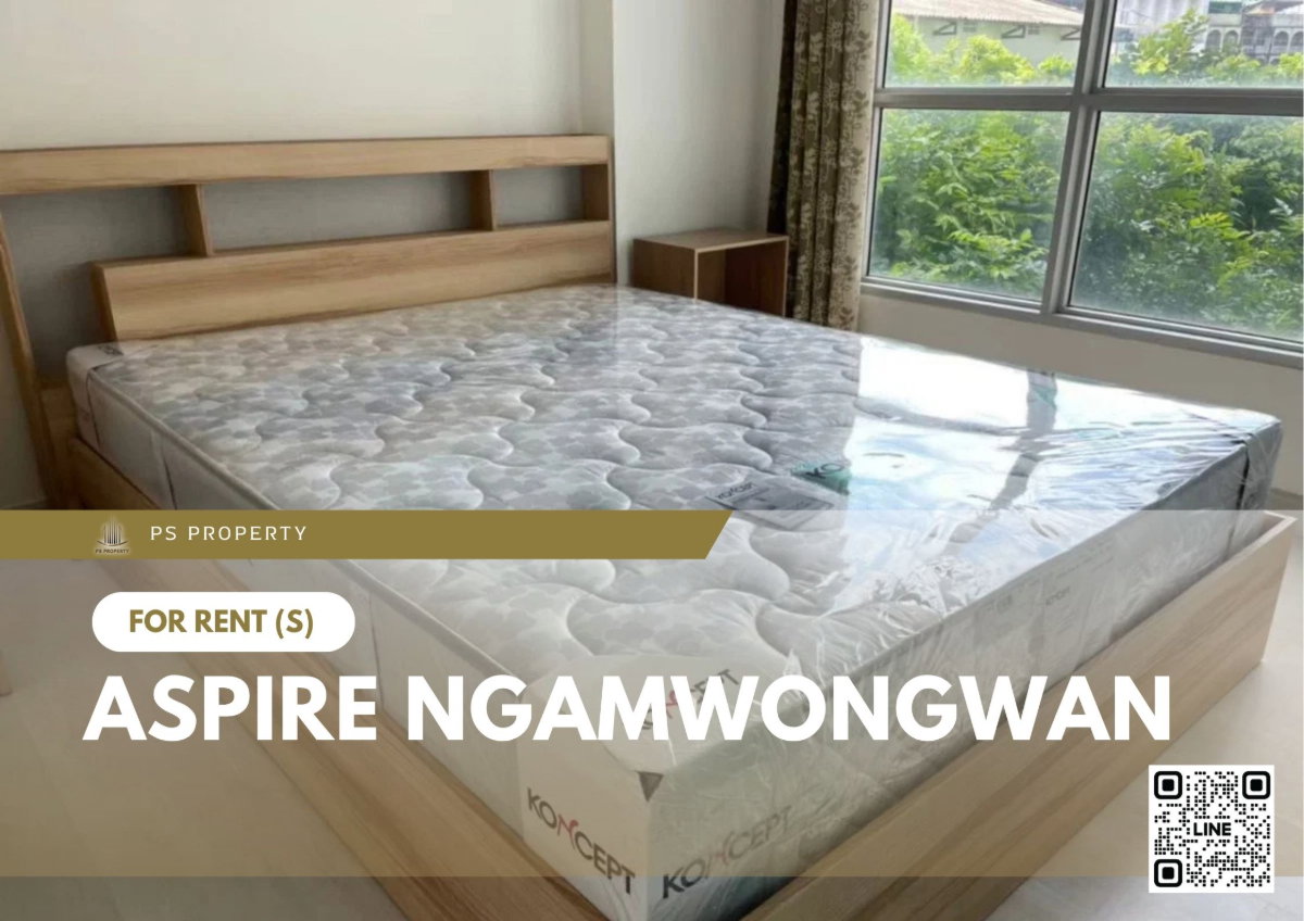 รูป ให้เช่า ✨ Aspire Ngamwongwan ✨ เฟอร์นิเจอร์ และ เครื่องใช้ไฟฟ้าครบ ใกล้เดอะมอลล์งามวงศ์วาน - รูปที่ 1/7