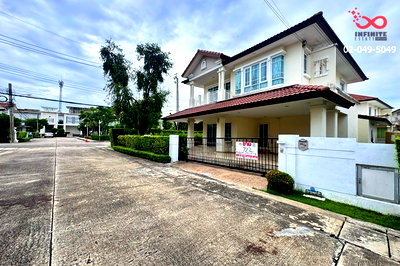 บ้านเดี่ยว ถนนราชพฤกษ์ : ขายบ้านเดี่ยว 2 ชั้น หลังมุม 72 ตร.ว. หมู่บ้านธนาสิริ ราชพฤกษ์ ท่าน้ำนนท์ บางศรีเมือง นนทบุรี