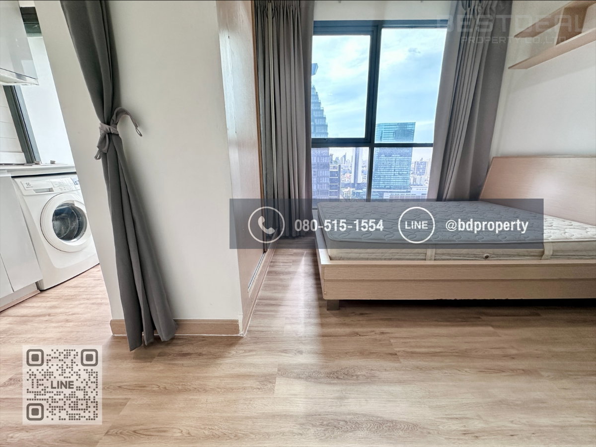 Bestdeal ให้เช่า Studio 22ตรม.ราคา 13,000/เดือนเท่านั้น เฟอร์นิเจอร์และเครื่องใช้ไฟฟ้าครบ “IDEO MOBI RAMA 9” ใกล้MRT และ เซ็นทรัลพระราม 9 เพียง 80 ม.