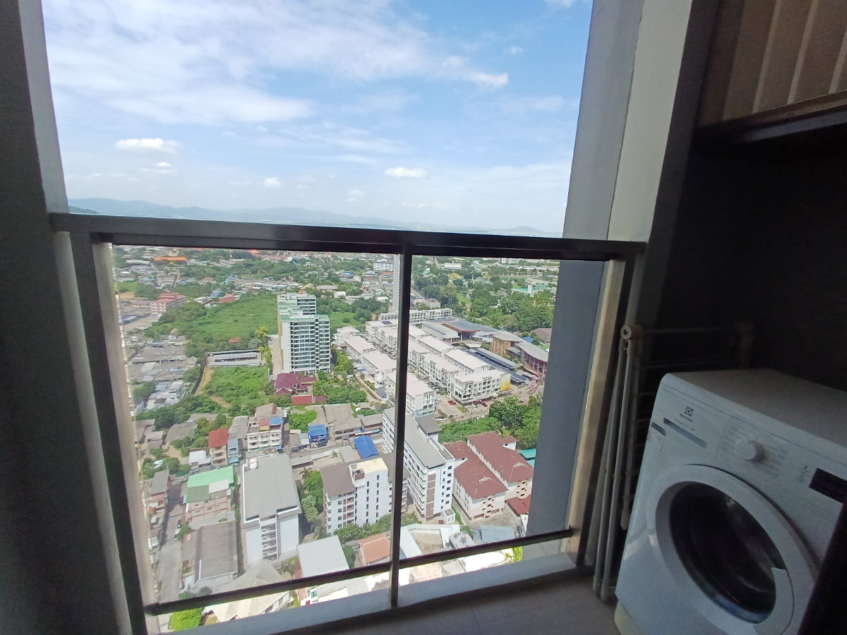 รูป ให้เช่าคอนโด Keen Centre ศรีราชา 35 ตร.ม. ชั้นสูง วิวภูเขา เฟอร์ครบ - รูปที่ 14/17