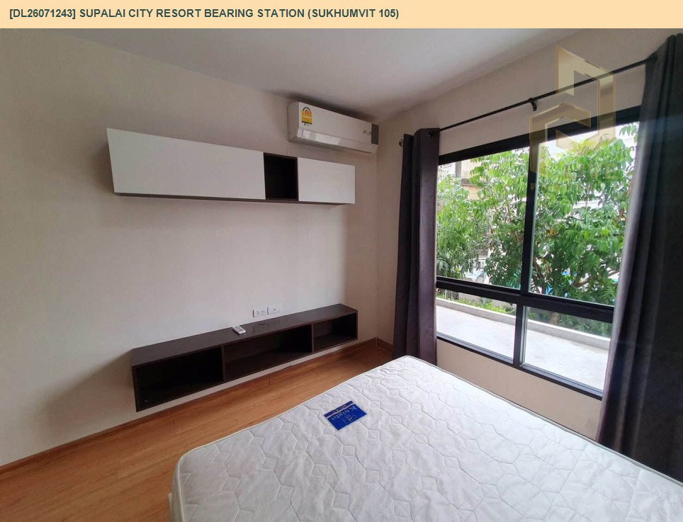 รูป DL26071243 ให้เช่าคอนโด ศุภาลัย ซิตี้ รีสอร์ท สถานีแบริ่ง - สุขุมวิท 105 (Supalai City Resort Bearing Station - Sukhumvit 105) ใกล้ BTS แบริ่ง พร้อมเข้าอยู่ โทรด่วน 0653619502 LineID @952jdxxk - รูปที่ 9/14