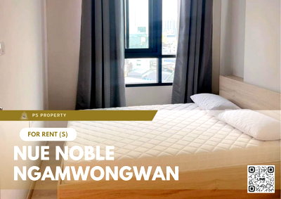 Condos for rent : For rent 🔺NUE Noble Ngamwongwan🔺Beautiful room Divided into proportions, fully furnished, good location, fully equipped central area