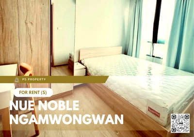 คอนโดให้เช่า : ให้เช่า 📍 Nue Noble Ngamwongwan 📍 เฟอร์นิเจอร์ และ เครื่องใช้ไฟฟ้าครบ ใกล้ The Mall งามวงศ์วาน