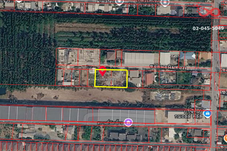 รูป ขายที่ดิน 1 ไร่ ชลมาร์คพิจารณ์  เลียบคลอง 3 ลำลูกกา  ซอยนอนิมทอง คูคต ปทุมธานี แปลงสวย ถมแล้ว - รูปที่ 4/4