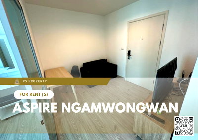 คอนโดให้เช่า : ให้เช่า 📍 Aspire Ngamwongwan 📍 เฟอร์นิเจอร์ และ เครื่องใช้ไฟฟ้าครบ ใกล้เดอะมอลล์งามวงศ์วาน