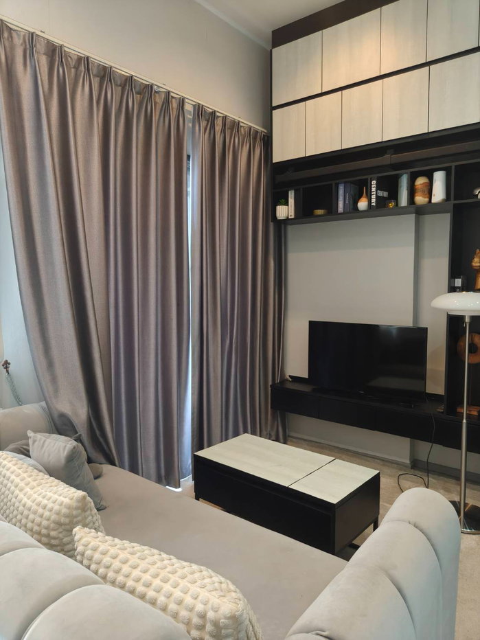 รูป Condo for RENT: The Line Sukhumvit 101 𝐒𝐢𝐳𝐞 : 33 sqm.  1 Bed 1 Bath /Corner / River View + Bang Kachao view / Balcony / High Ceiling 3.3m. on 26th - รูปที่ 5/16