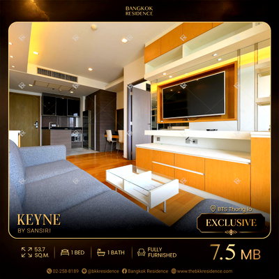 ขายคอนโด : 💎Keyne by Sansiri ห้องสวย ราคาต่ำกว่าตลาด ใกล้ BTS ทองหล่อ คุ้มสุดในย่านนี้!